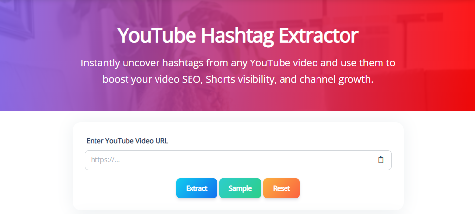 YouTube Hashtag Extractor